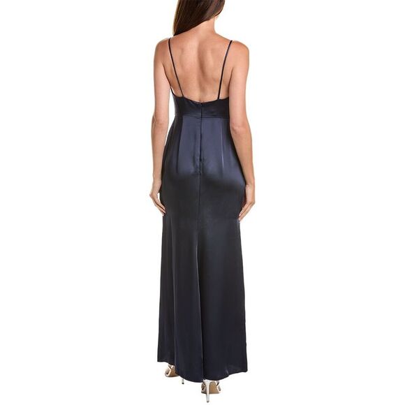 The Dessy Group Womens Dessy Collection Cowl Neck Maxi Dress - Picture 2 of 3